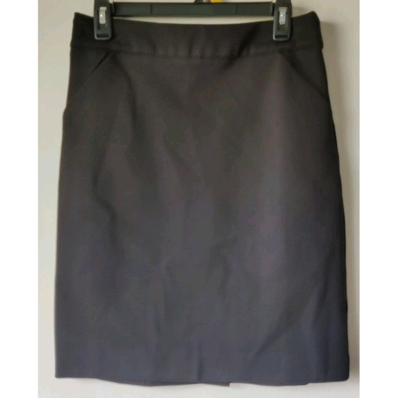 J. Crew Dresses & Skirts - J. Crew Women's Pencil Skirt Black‎ Back Slit